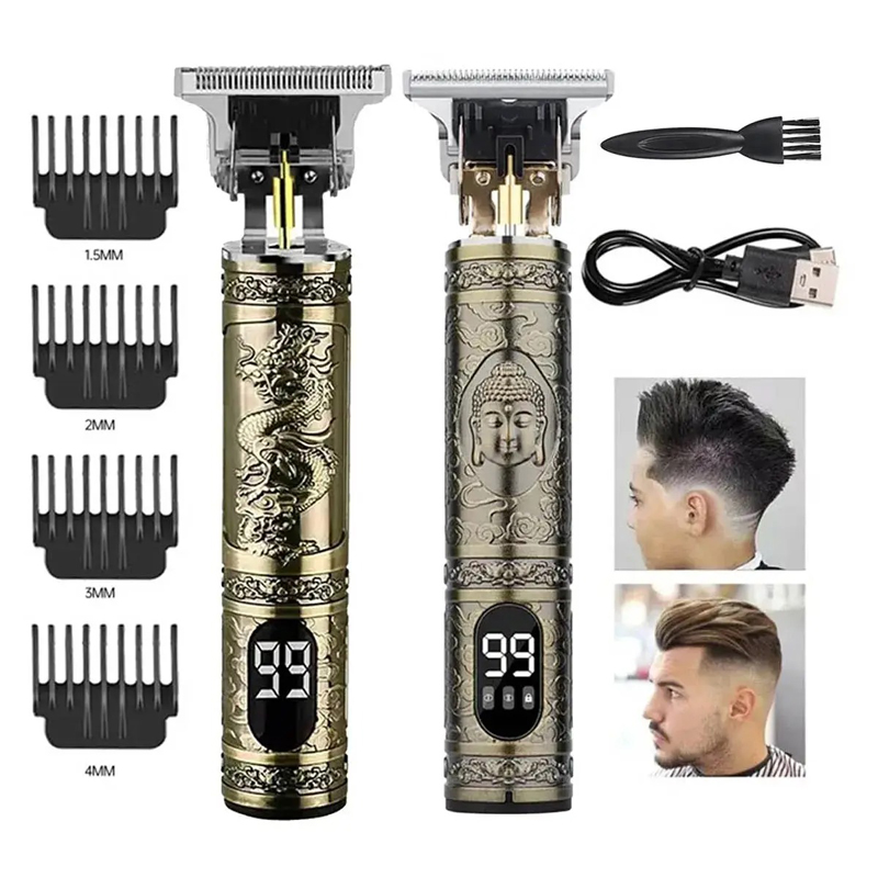 Beard Trimmer Cordless - Cordless Barber Clipper Set Vintage T9