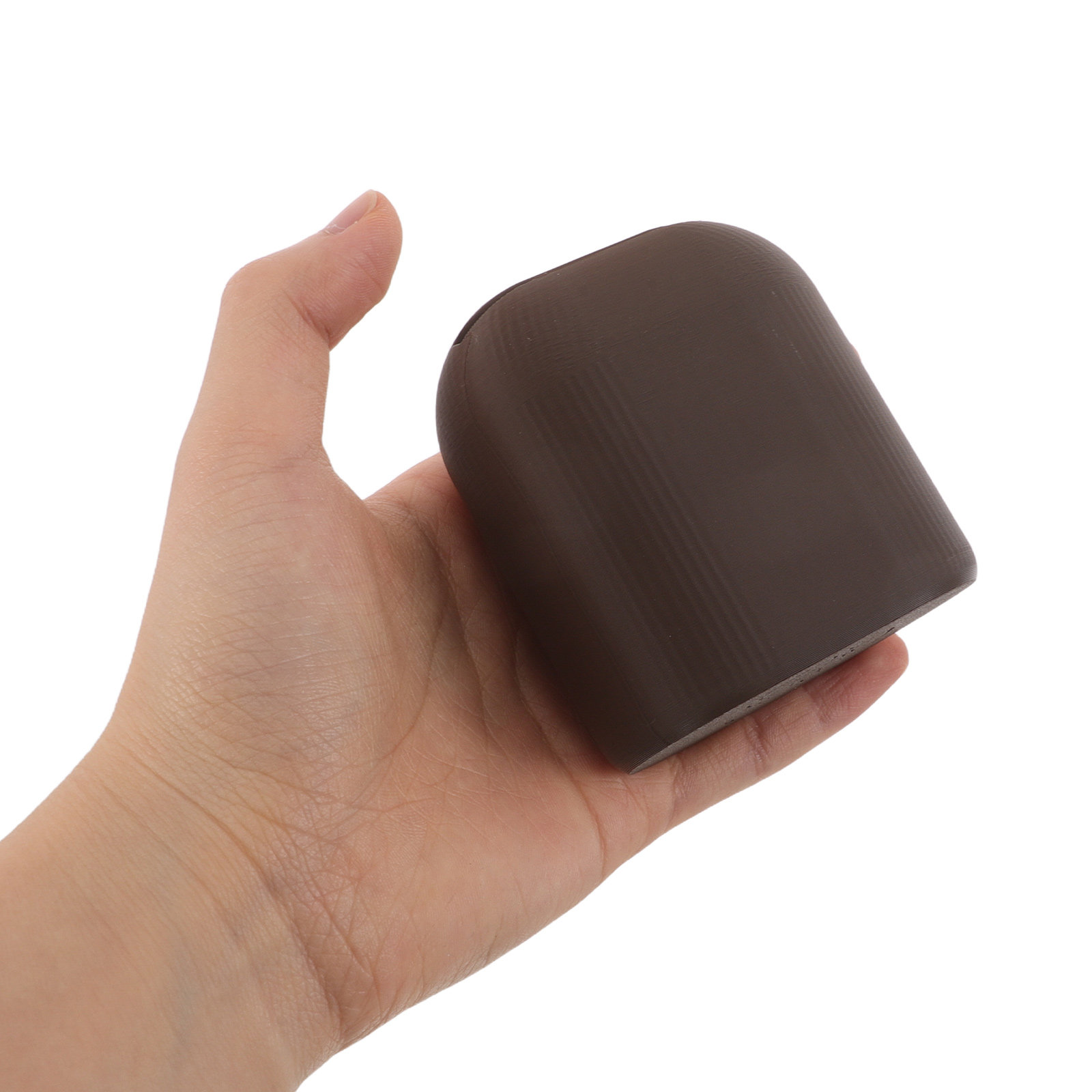 Men'S Grooming Salon - Blade Bank Disposal Container Brown Plastic