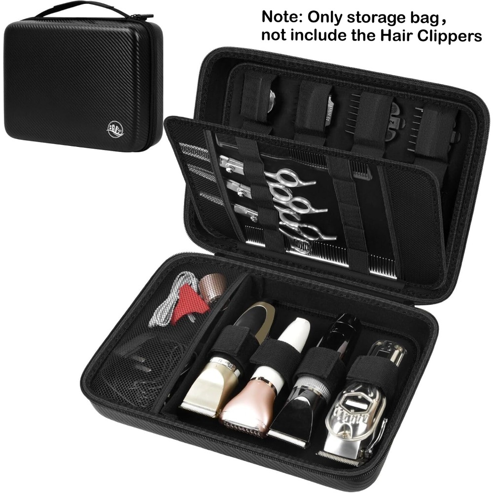 Men'S Grooming Essentials - Hair Cutting Barber Supplies Organizer Bag,
