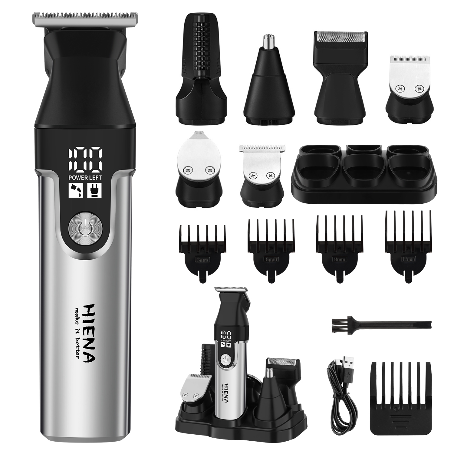 Men'S Grooming Essentials - HIENA Professional Multifunctional Hair Clipper Set,