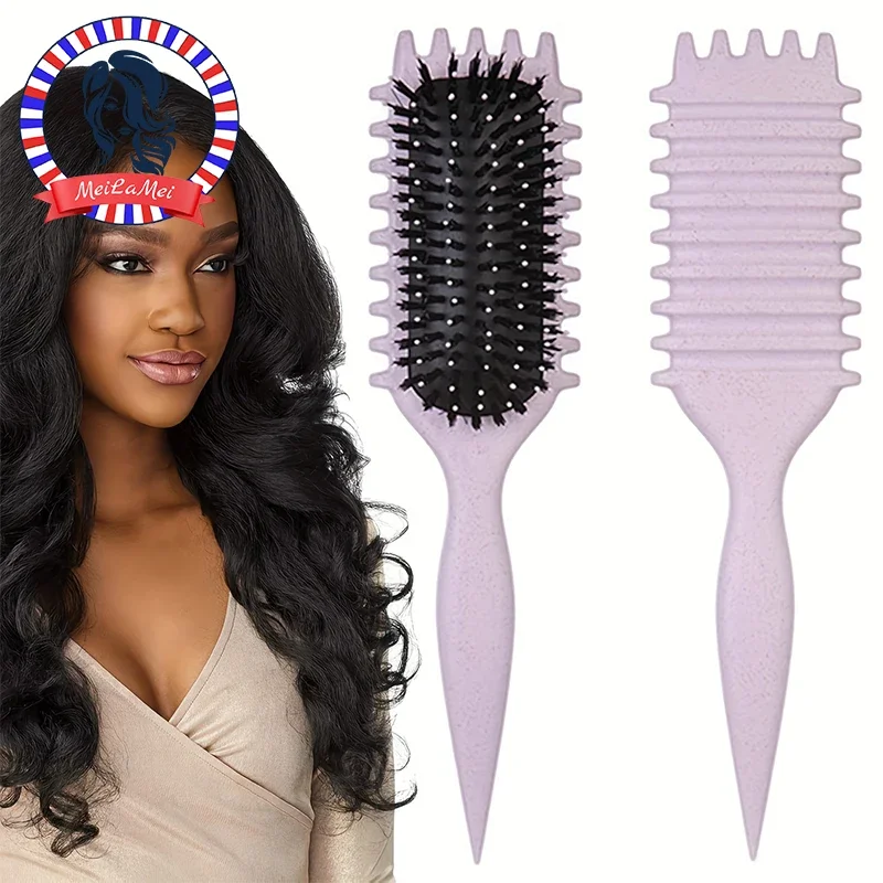 Men'S Grooming Hair - Professional Curl Defining Brush Candy Comb