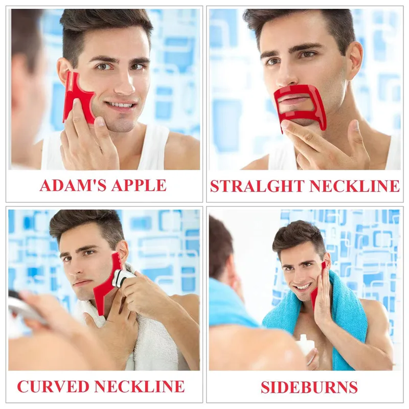 2/4Pcs Men's Beard Combs Hair  - Men'S Grooming Hair のレビューと価格