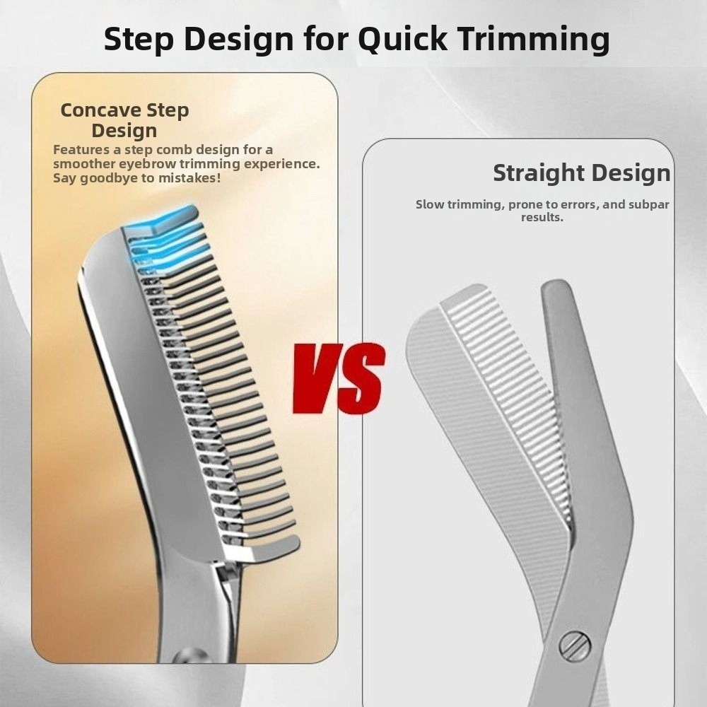 Stainless Steel Eyebrow Scisso - Men'S Grooming Makeup のレビューと価格