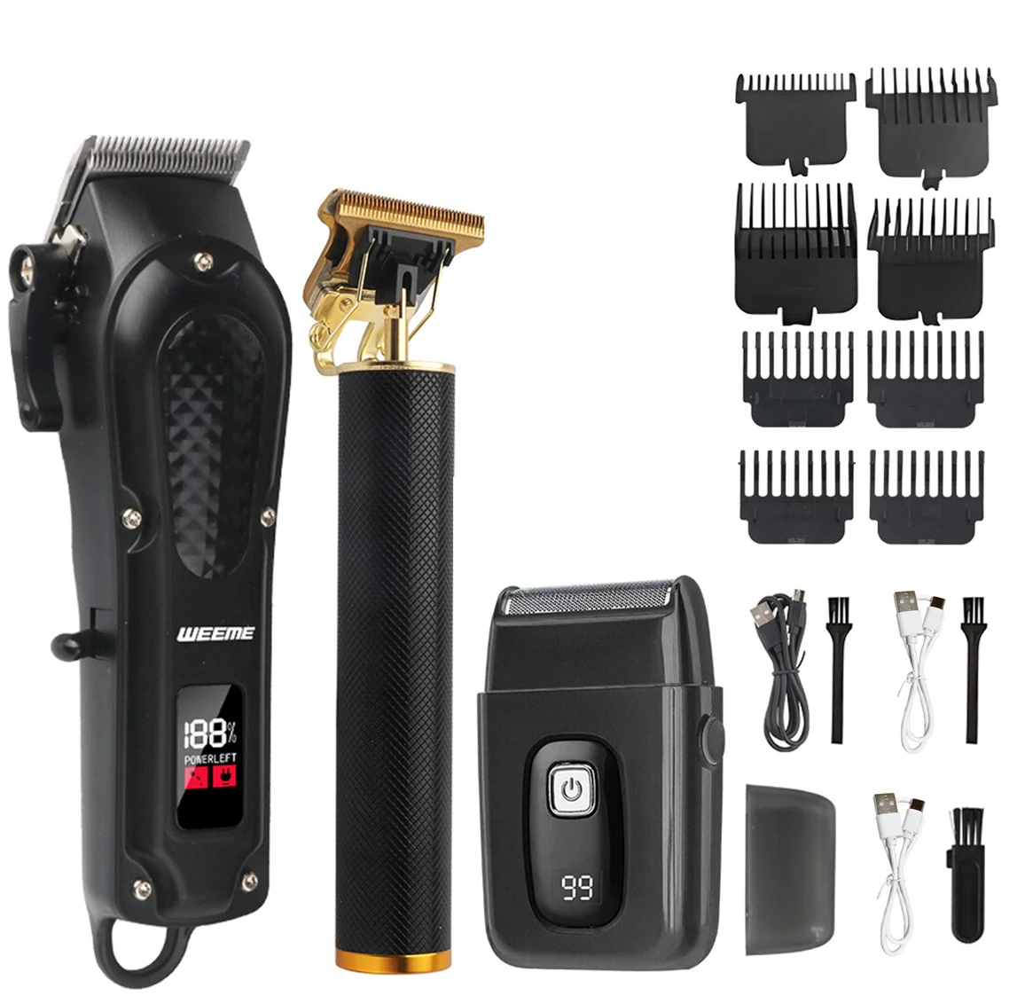 WEEME 806 Electric Hair Clippe - Beard Trimmer Cordless のレビューと価格