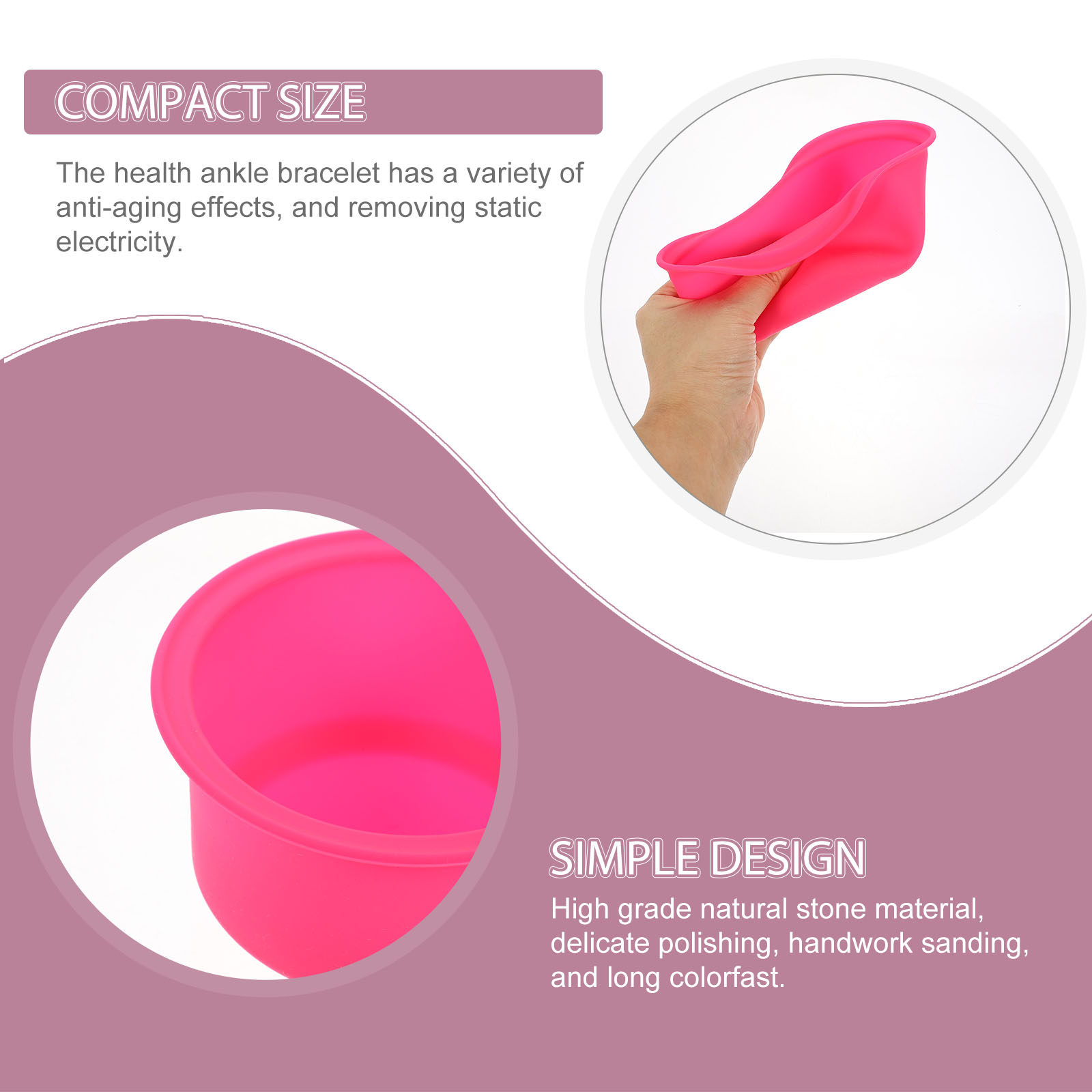 Pink Silicone Wax Melting Pot  - Hair Wax Stick のレビューと価格