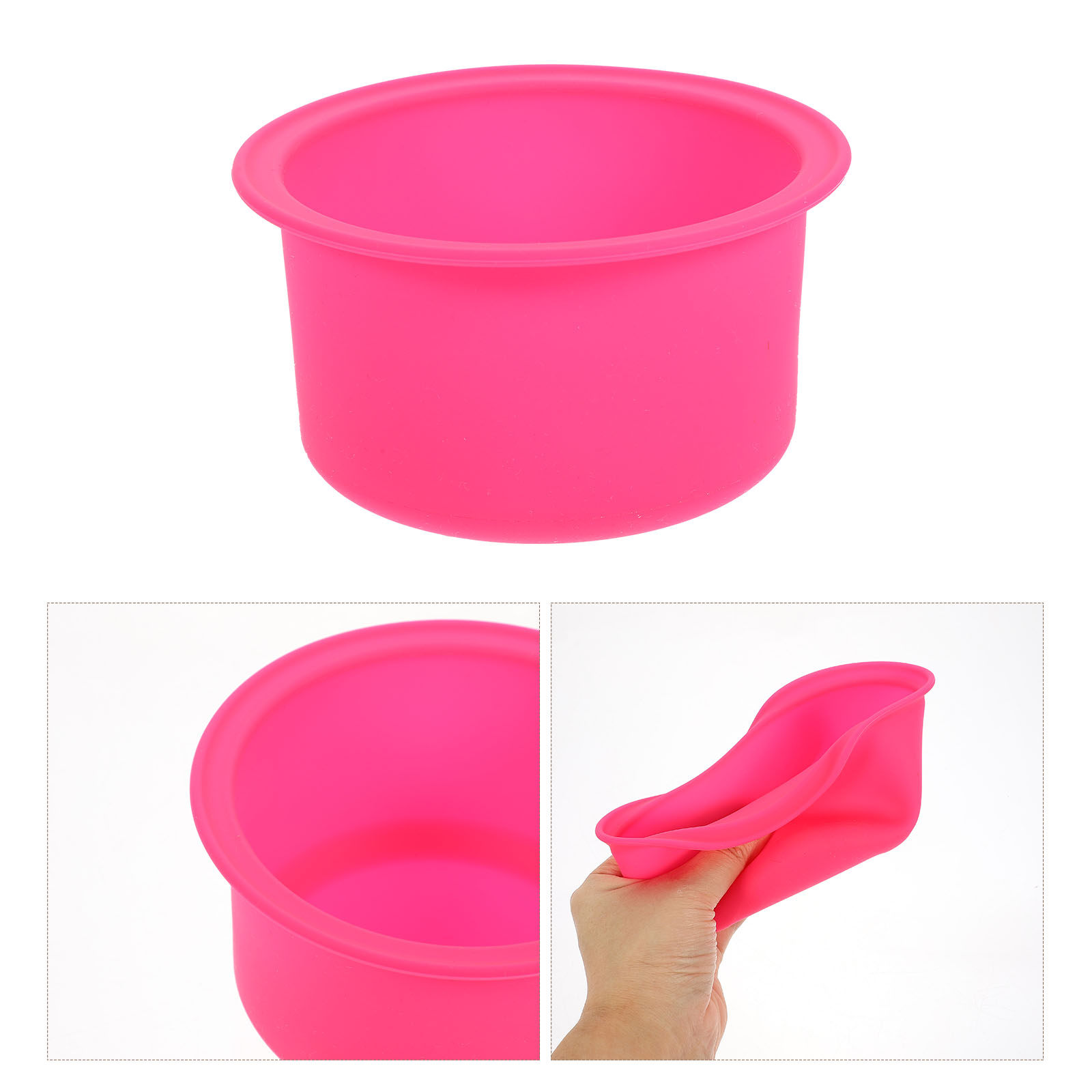 Pink Silicone Wax Melting Pot  - Hair Wax Stick のレビューと価格