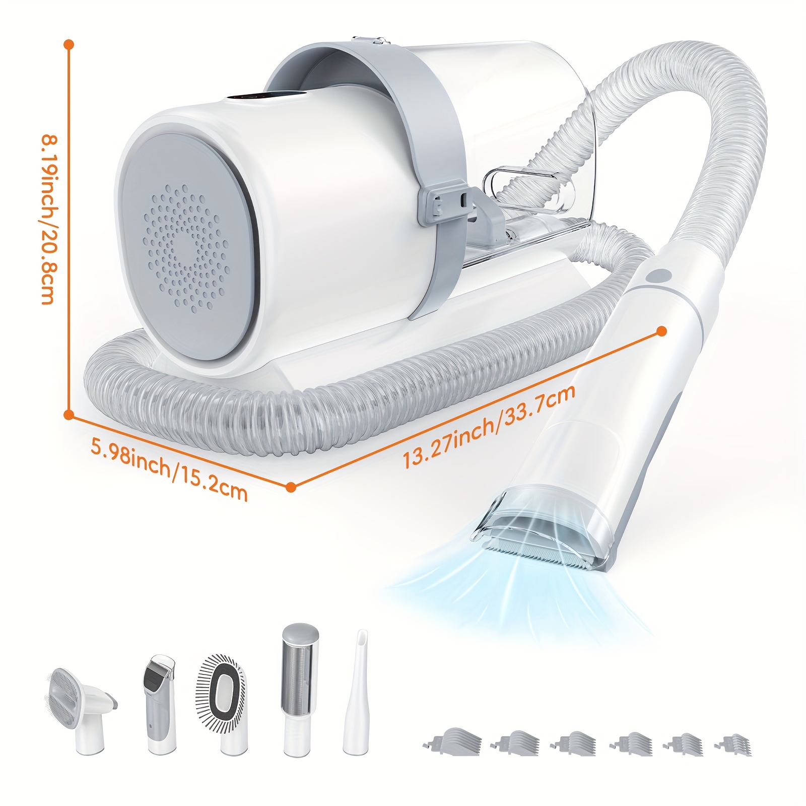 Pet Grooming Vacuum Kit 5 in 1 - Hair Clipper Professional のレビューと価格