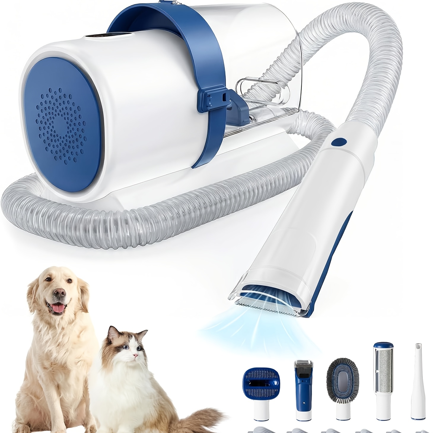 Pet Grooming Vacuum Kit 5 in 1 - Hair Clipper Professional のレビューと価格