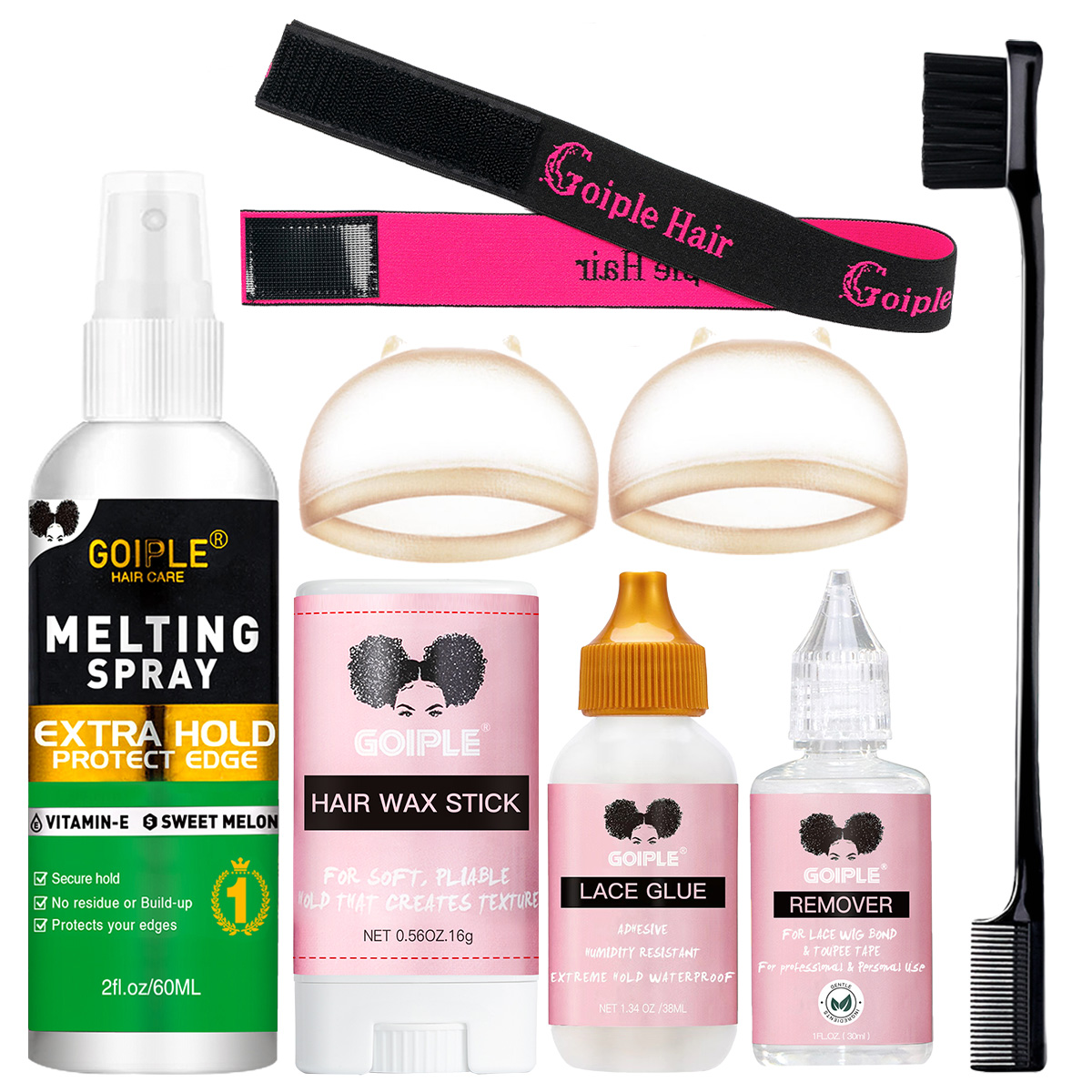 GOIPLE Lace Wig Melting Spray  - Hair Wax Stick のレビューと価格