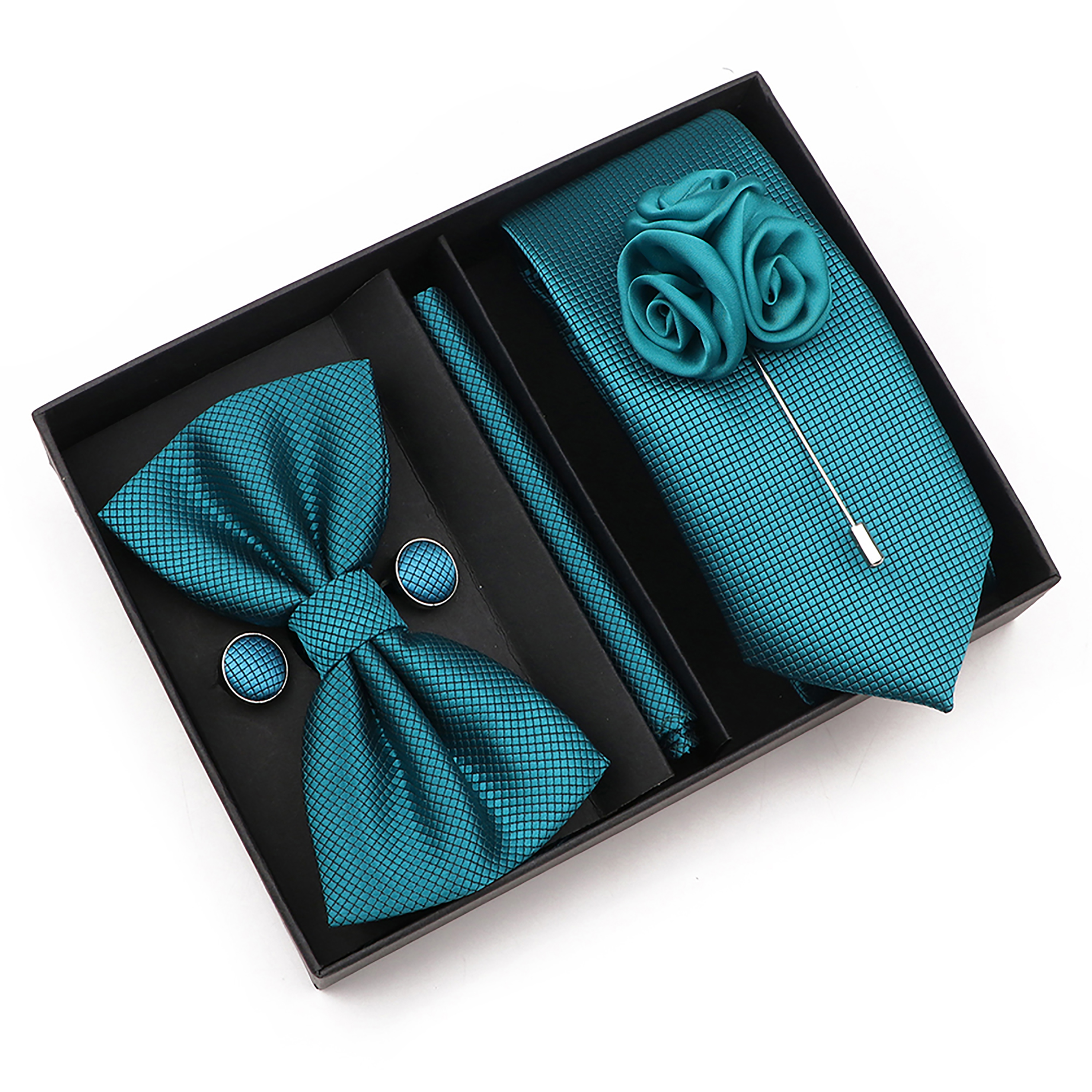 New Style Tie Set Solid Color  - Mens Grooming Box のレビューと価格