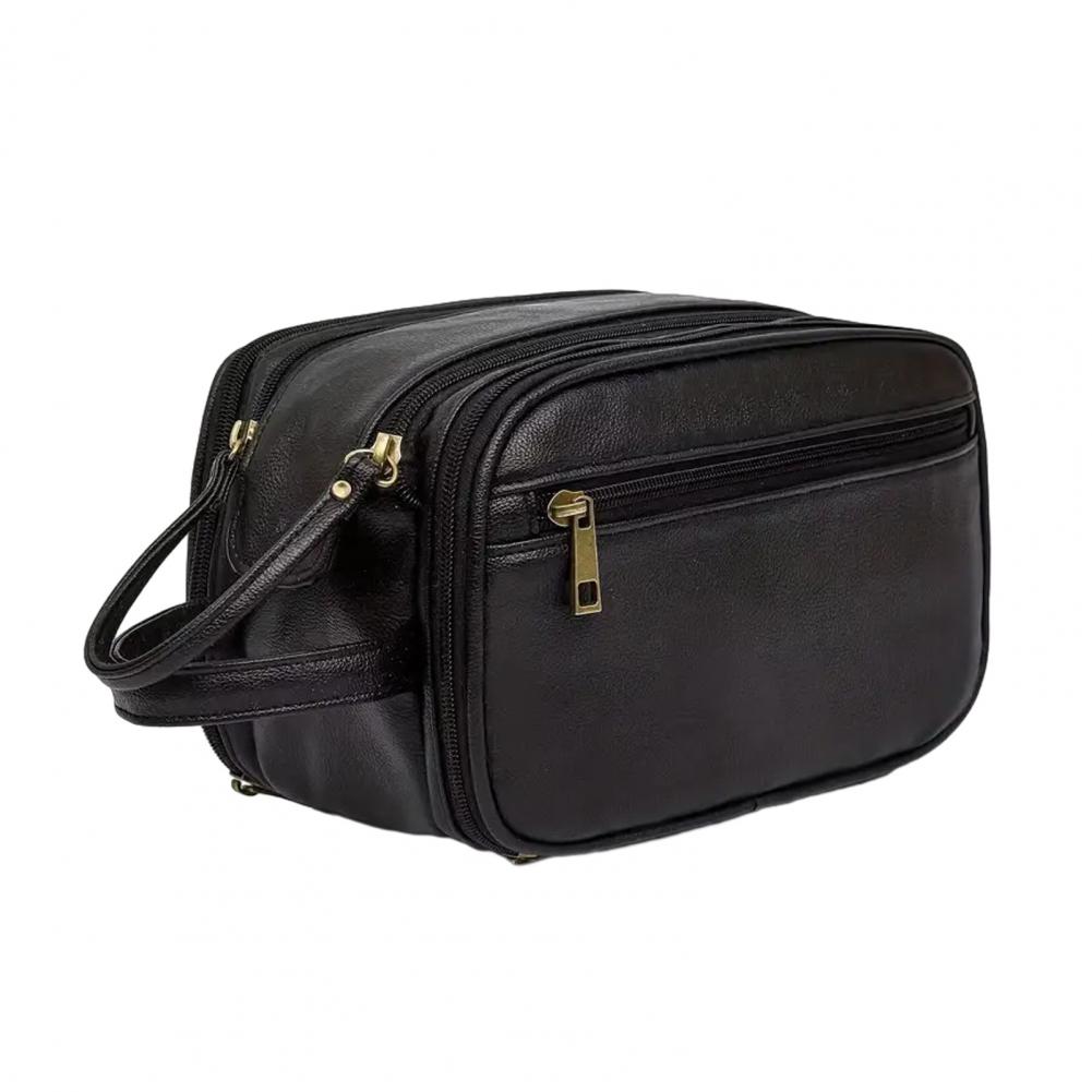 Travel Makeup Bag Faux Leather - Men'S Grooming Makeup のレビューと価格