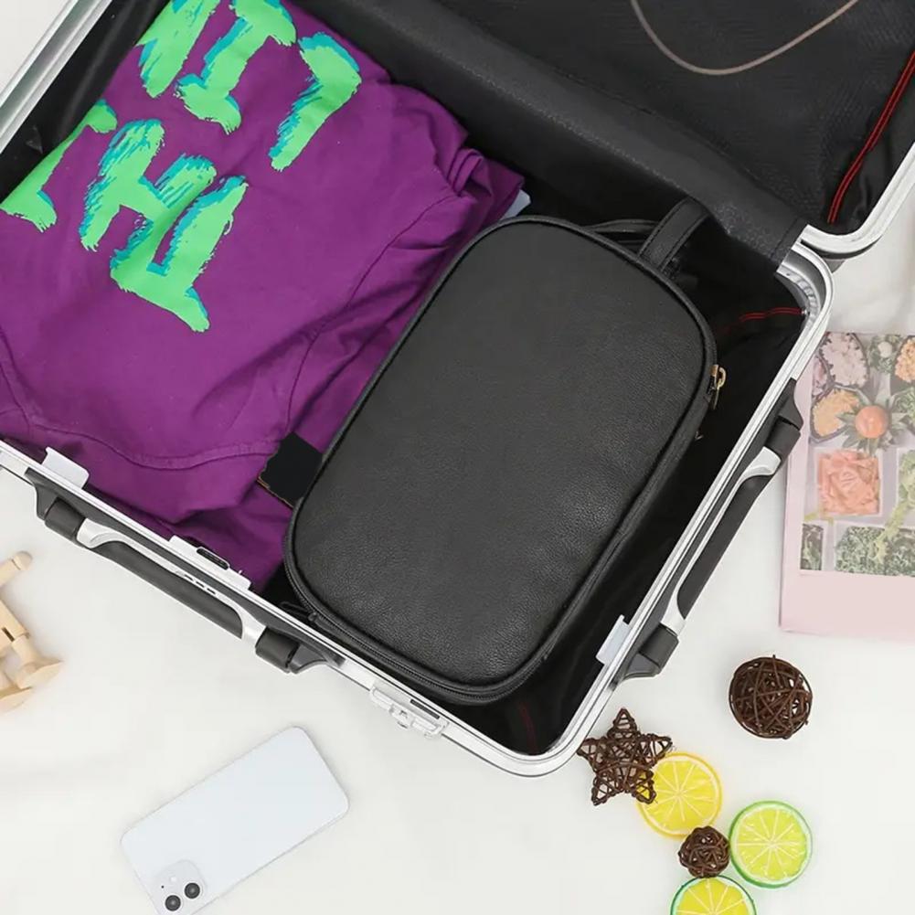 Travel Makeup Bag Faux Leather - Men'S Grooming Makeup のレビューと価格