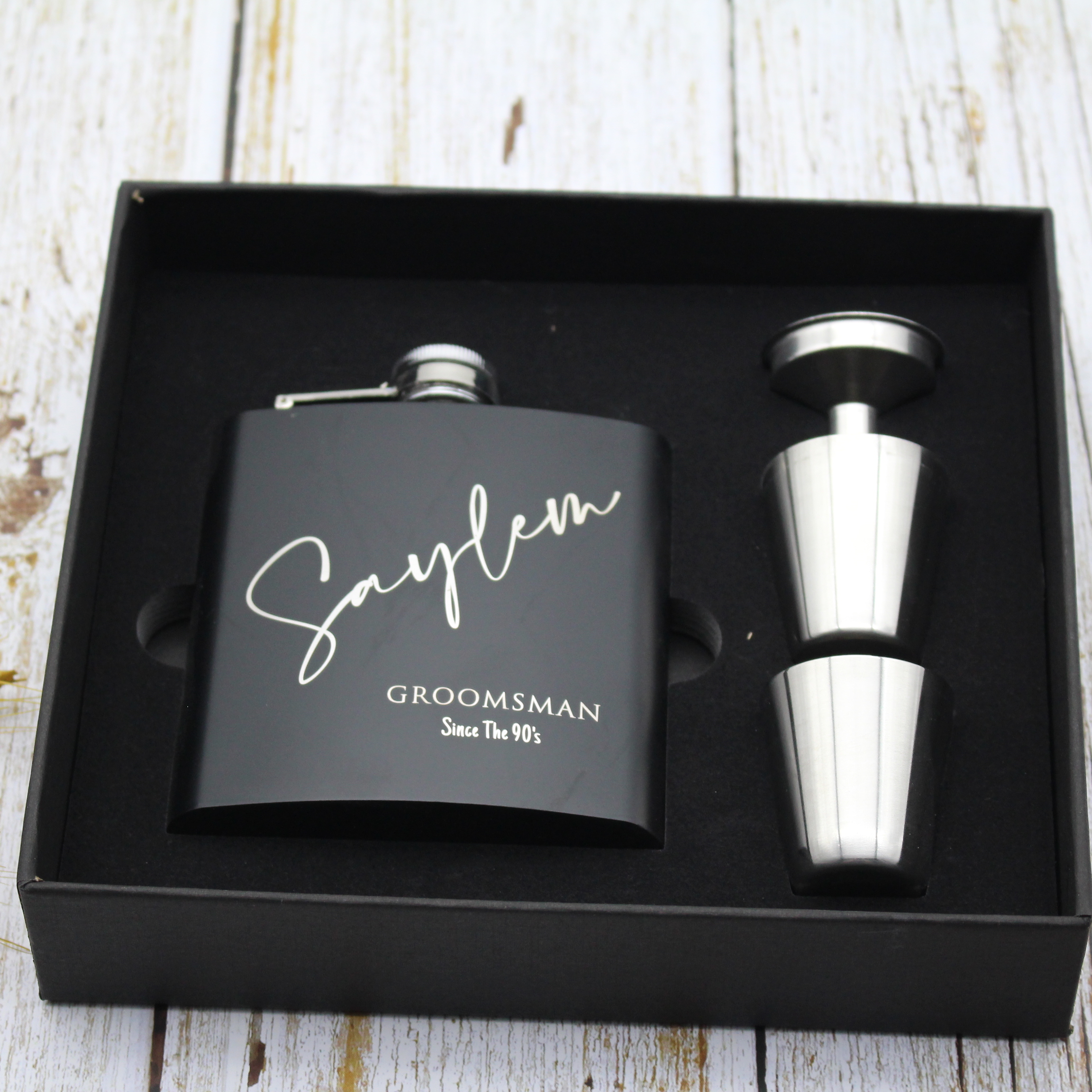 Custom Wedding Groomsman Gift  - Mens Grooming Box のレビューと価格
