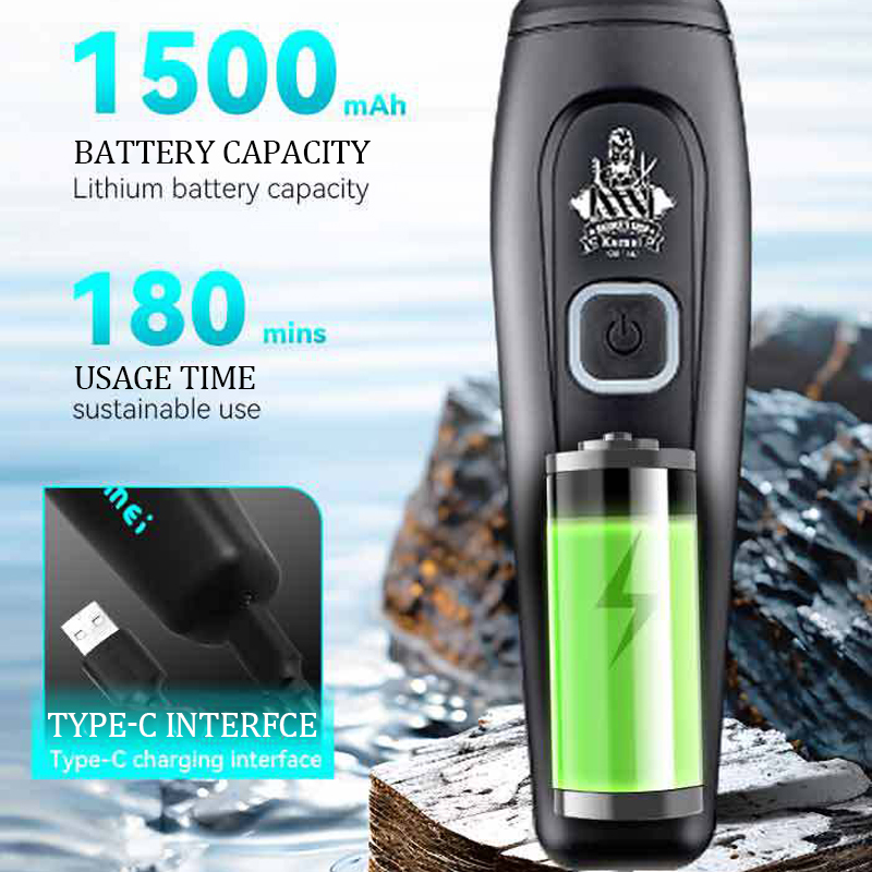 Kemei1747 Electric Hair Cuttin - Beard Trimmer Cordless のレビューと価格