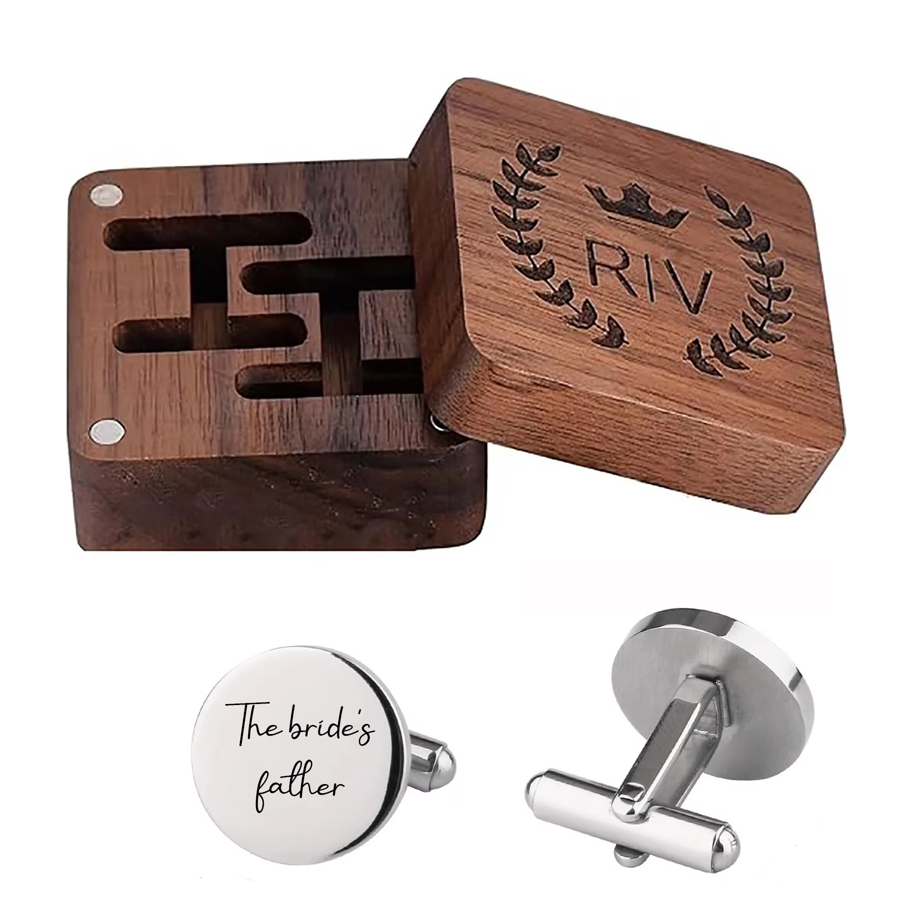 Custom Personalized Cufflinks  - Mens Grooming Box のレビューと価格