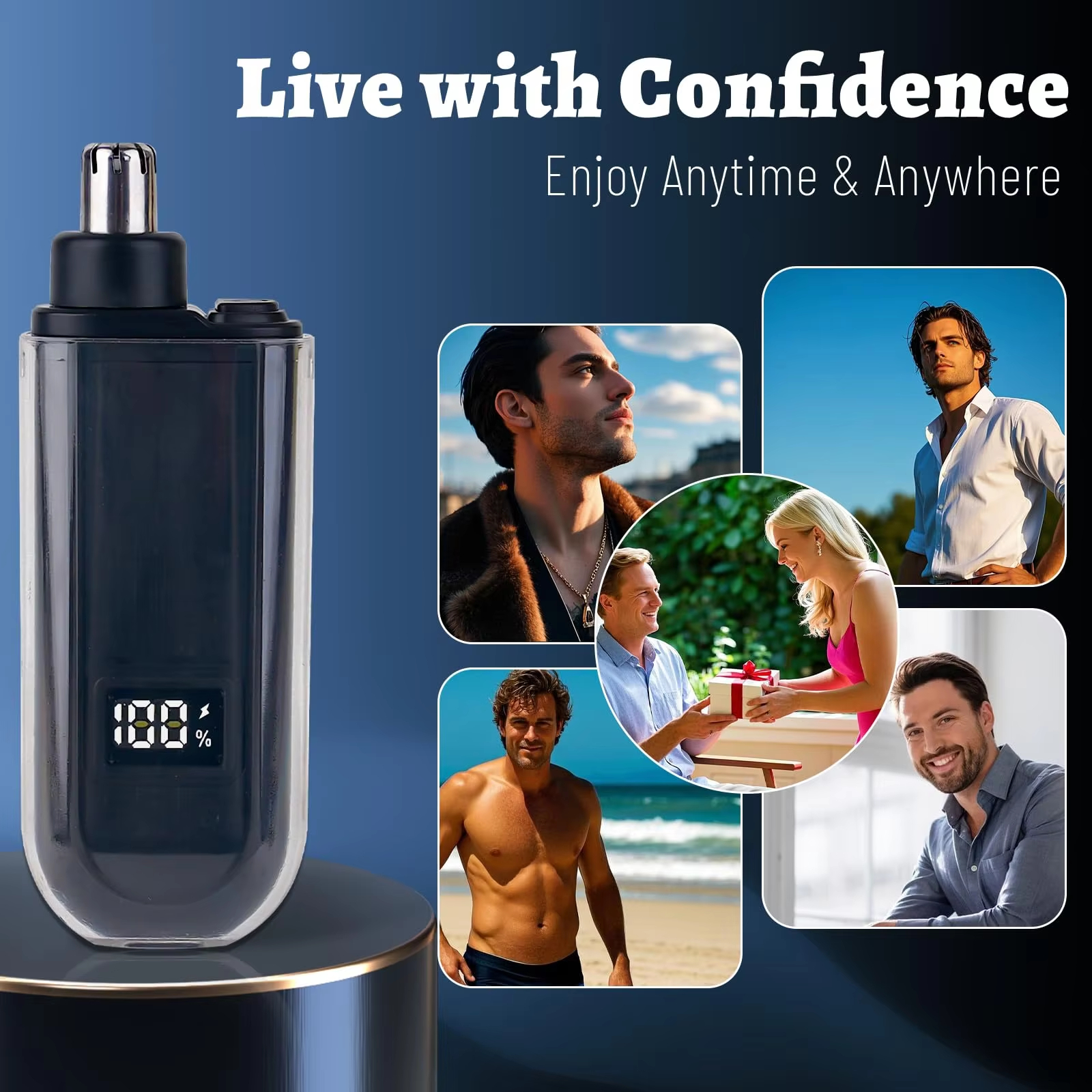 Suitable for men, USB charging - Men'S Grooming Scissors のレビューと価格