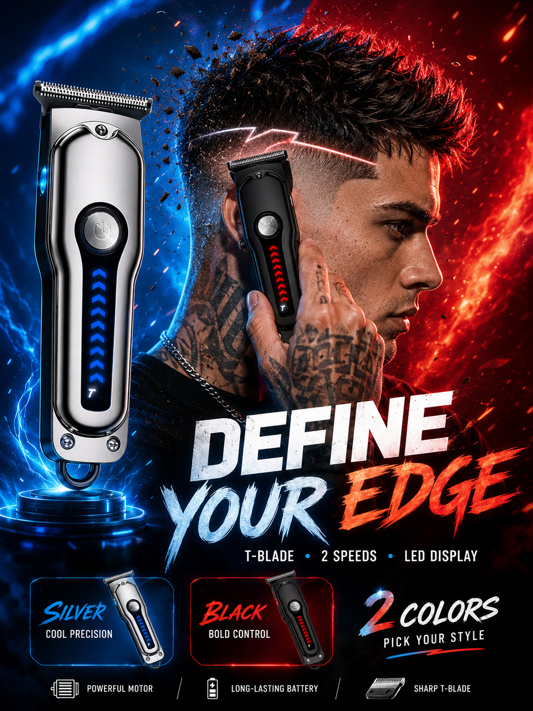 T-Blade Hair Clipper Mini Elec - Beard Trimmer Cordless のレビューと価格