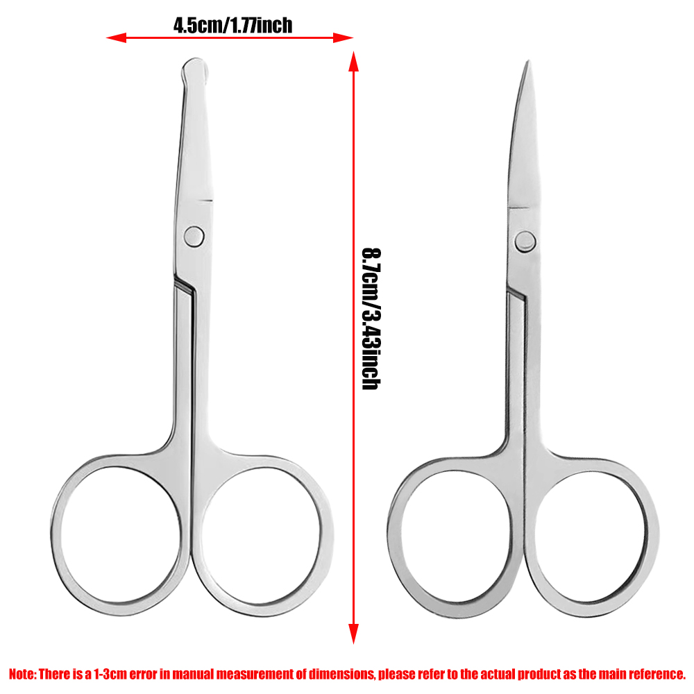 2/3PCS Eyebrow Scissors Stainl - Men'S Grooming Makeup のレビューと価格