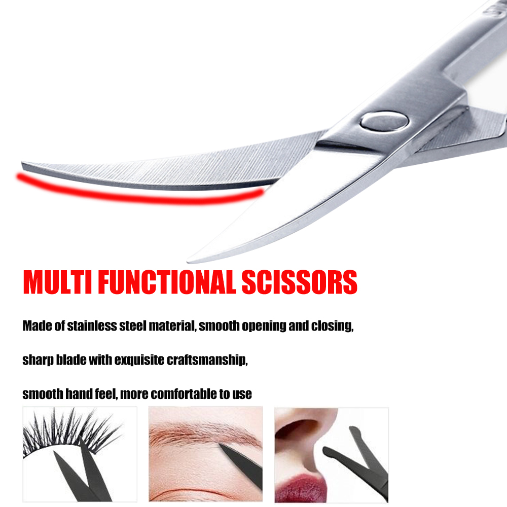 2/3PCS Eyebrow Scissors Stainl - Men'S Grooming Makeup のレビューと価格