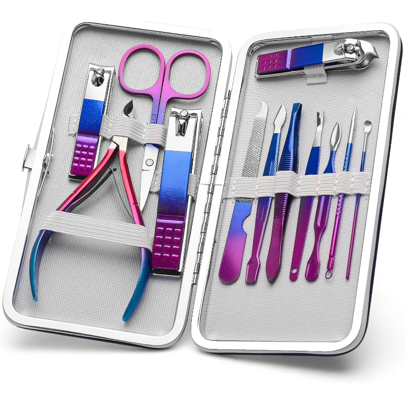 Manicure Set Nail Clippers Ped - Mens Grooming Box のレビューと価格