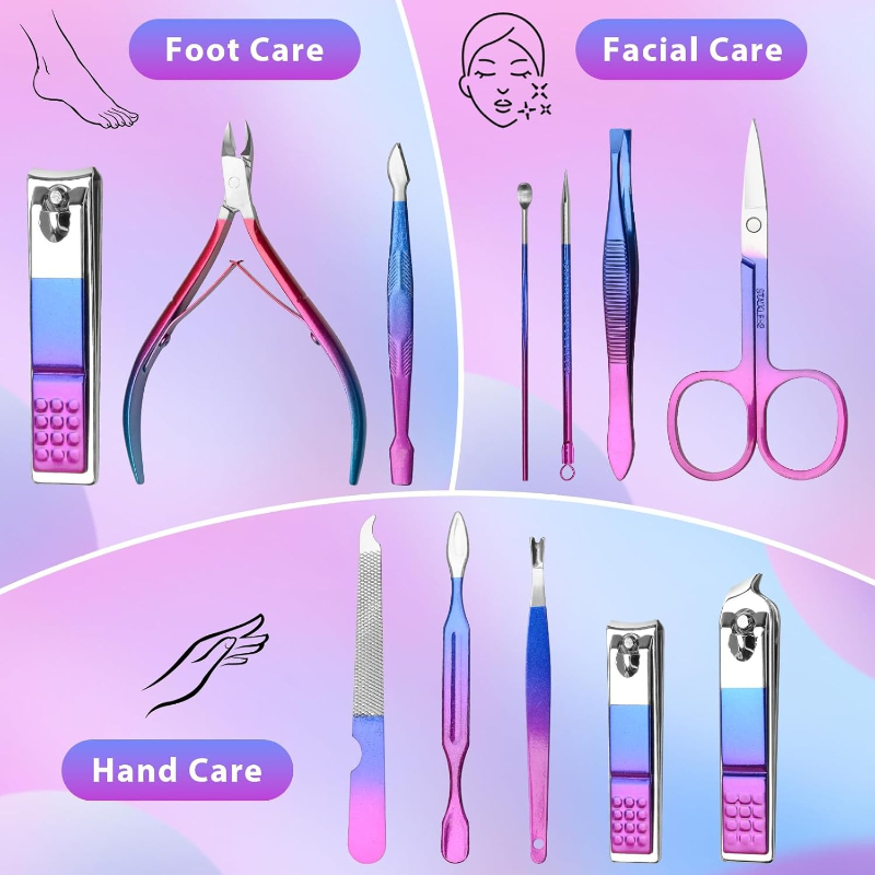 Manicure Set Nail Clippers Ped - Mens Grooming Box のレビューと価格