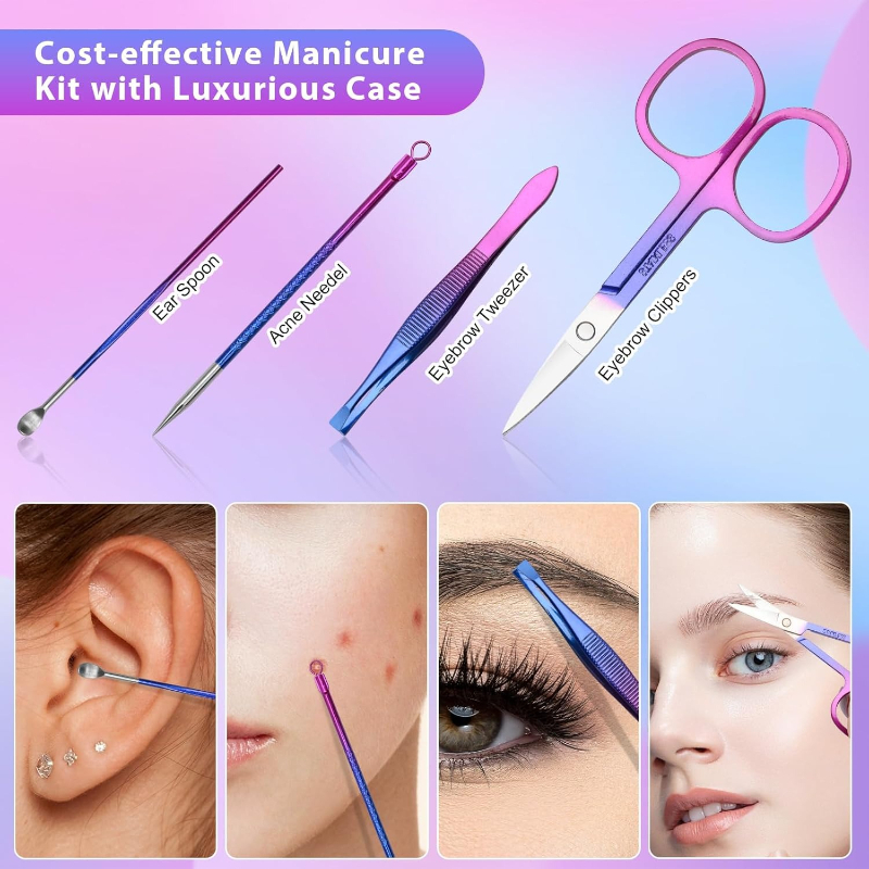 Manicure Set Nail Clippers Ped - Mens Grooming Box のレビューと価格