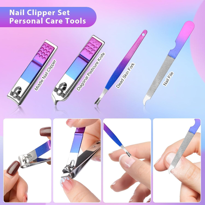 Manicure Set Nail Clippers Ped - Mens Grooming Box のレビューと価格