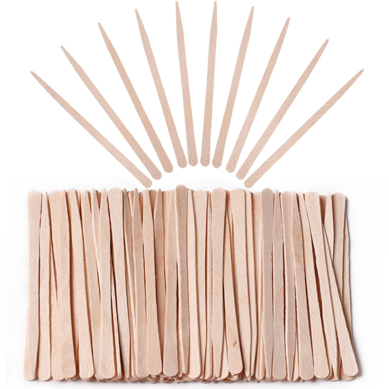 100pcs Disposable Waxing Woode - Hair Wax Stick のレビューと価格
