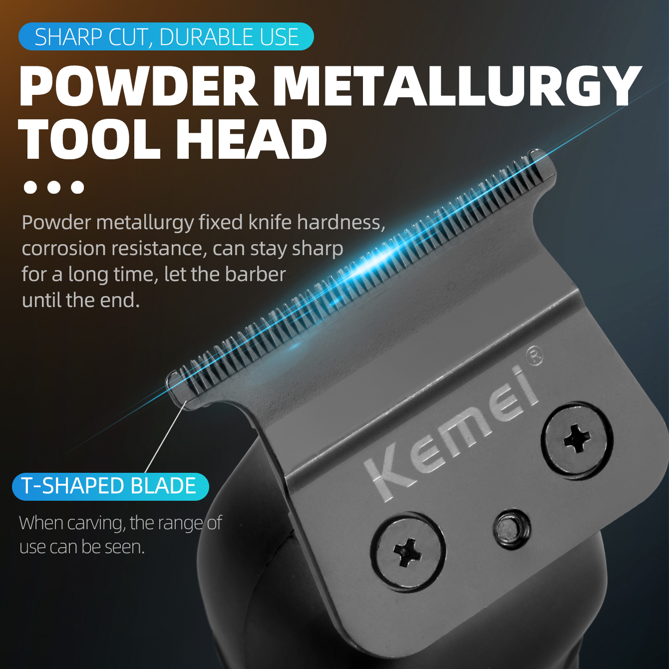 Kemei KM2299 Professional Hair - Beard Trimmer Cordless のレビューと価格