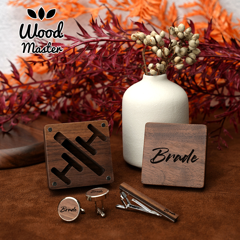 Custom Engraved Wooden Groom A - Mens Grooming Box のレビューと価格