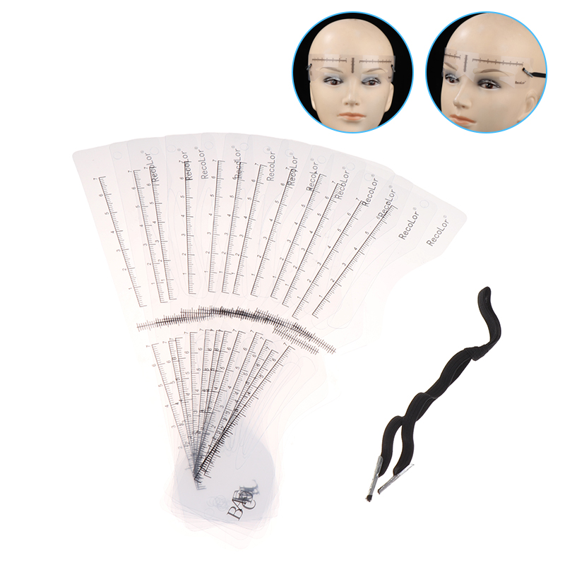 12Pcs Eyebrow Stencil Set Reus - Men'S Grooming Makeup のレビューと価格