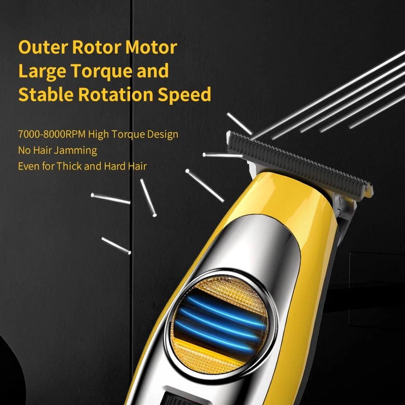 Kemei 1861 Barber Zero Gap Tri - Beard Trimmer Cordless のレビューと価格
