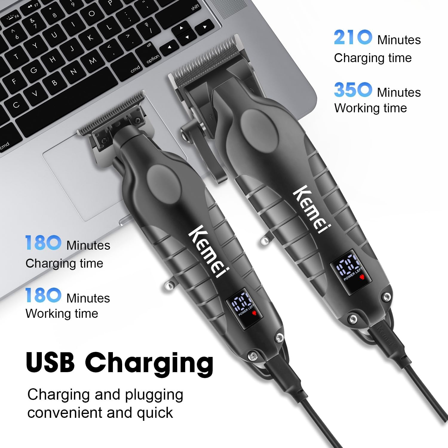 Kemei Hair Clipper Kit for Men - Hair Clipper Professional のレビューと価格