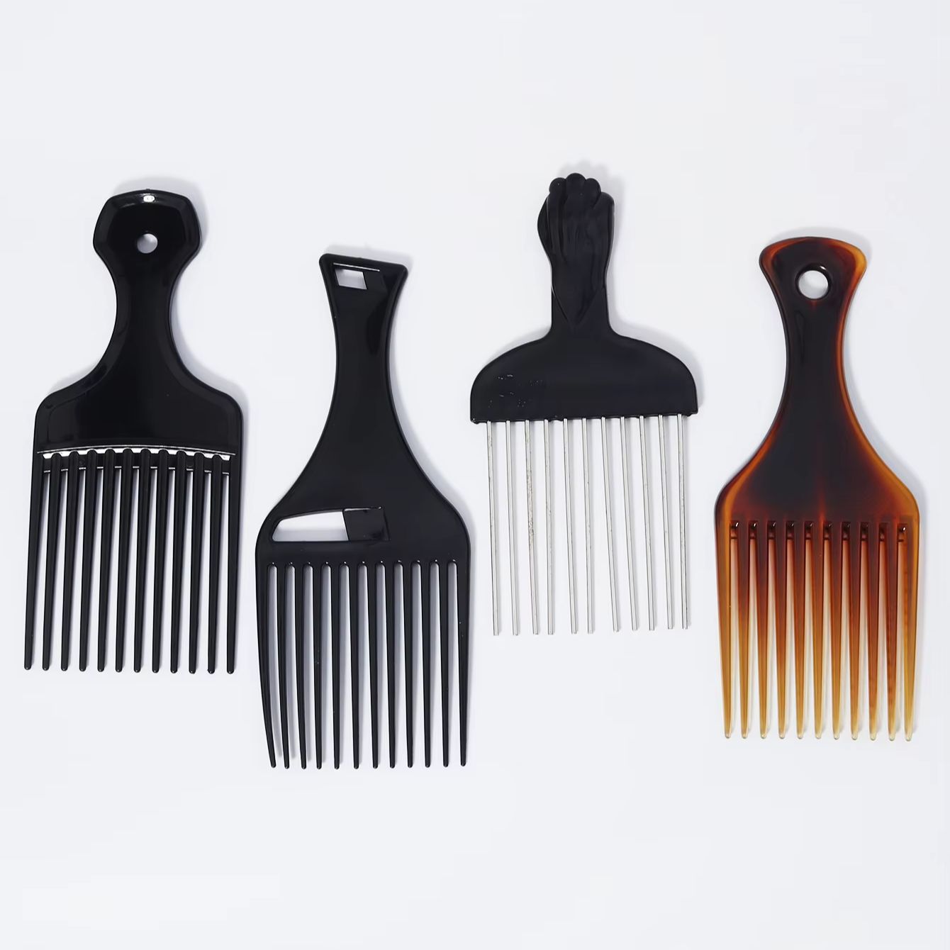 4pcs African comb metal hair c - Men'S Grooming Hair のレビューと価格