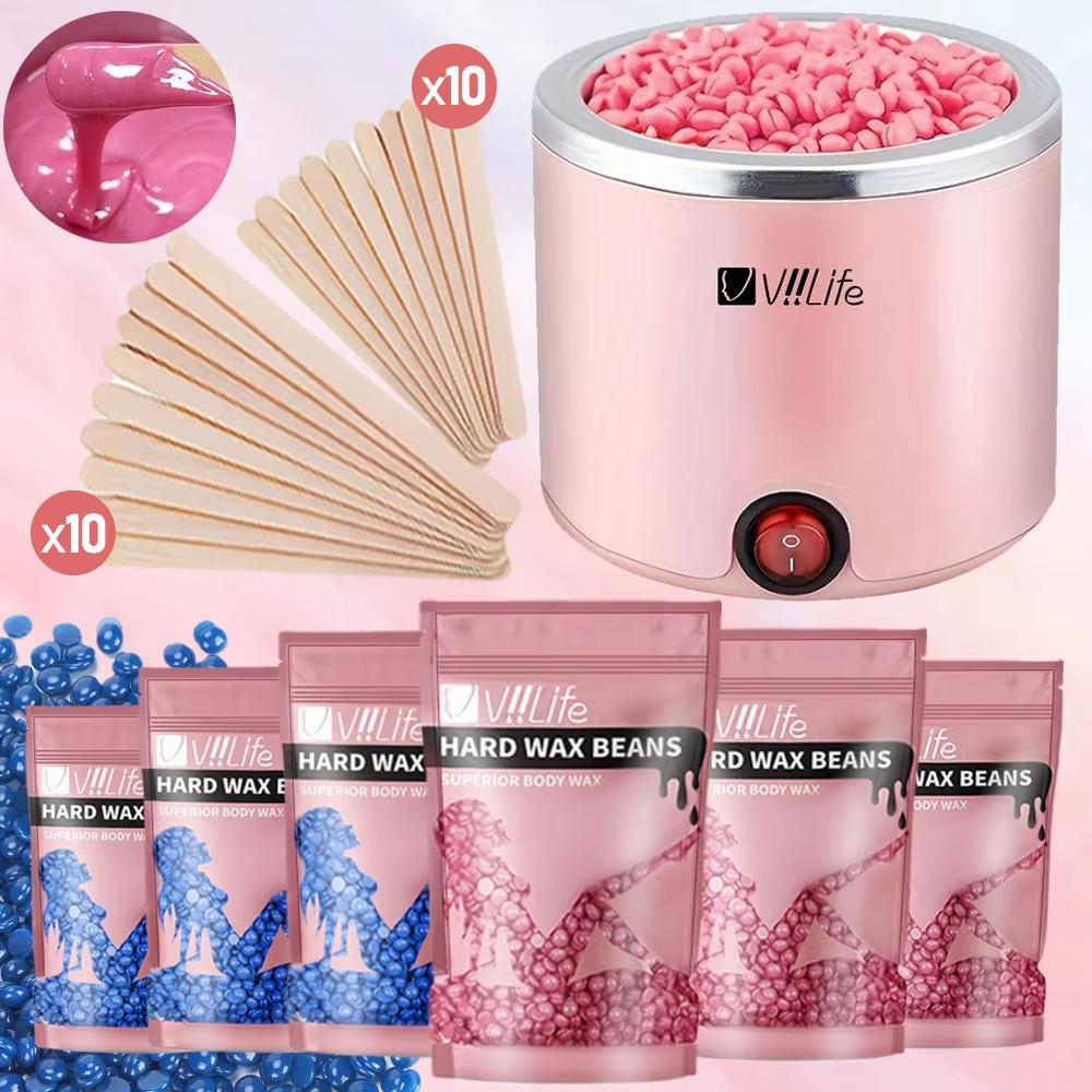 Painless Rose Waxing Set, Wax  - Hair Wax Stick のレビューと価格