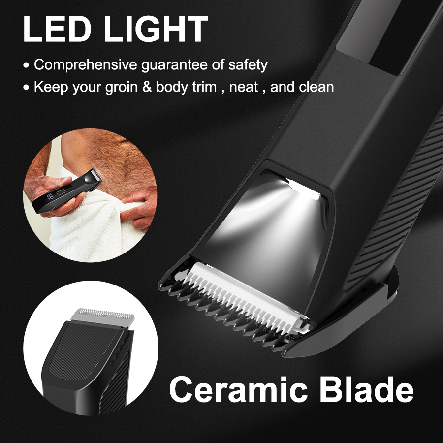 IPX6 Waterproof 2-in-1 Groin/B - Beard Trimmer Cordless のレビューと価格
