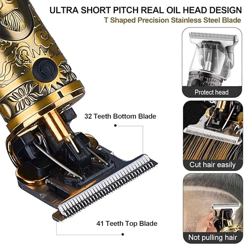 Rechargeable Mens T9 Carving H - Hair Clipper Professional のレビューと価格