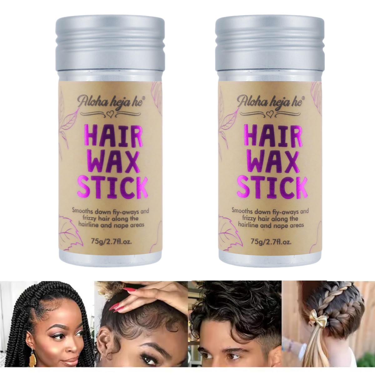 2/5Pcs Hair Styling Kit Wax St - Hair Wax Stick のレビューと価格