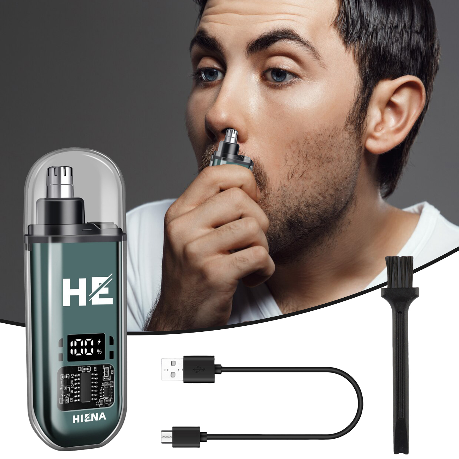 HIENA Nose Hair Trimmer Mini P - Beard Trimmer Cordless のレビューと価格