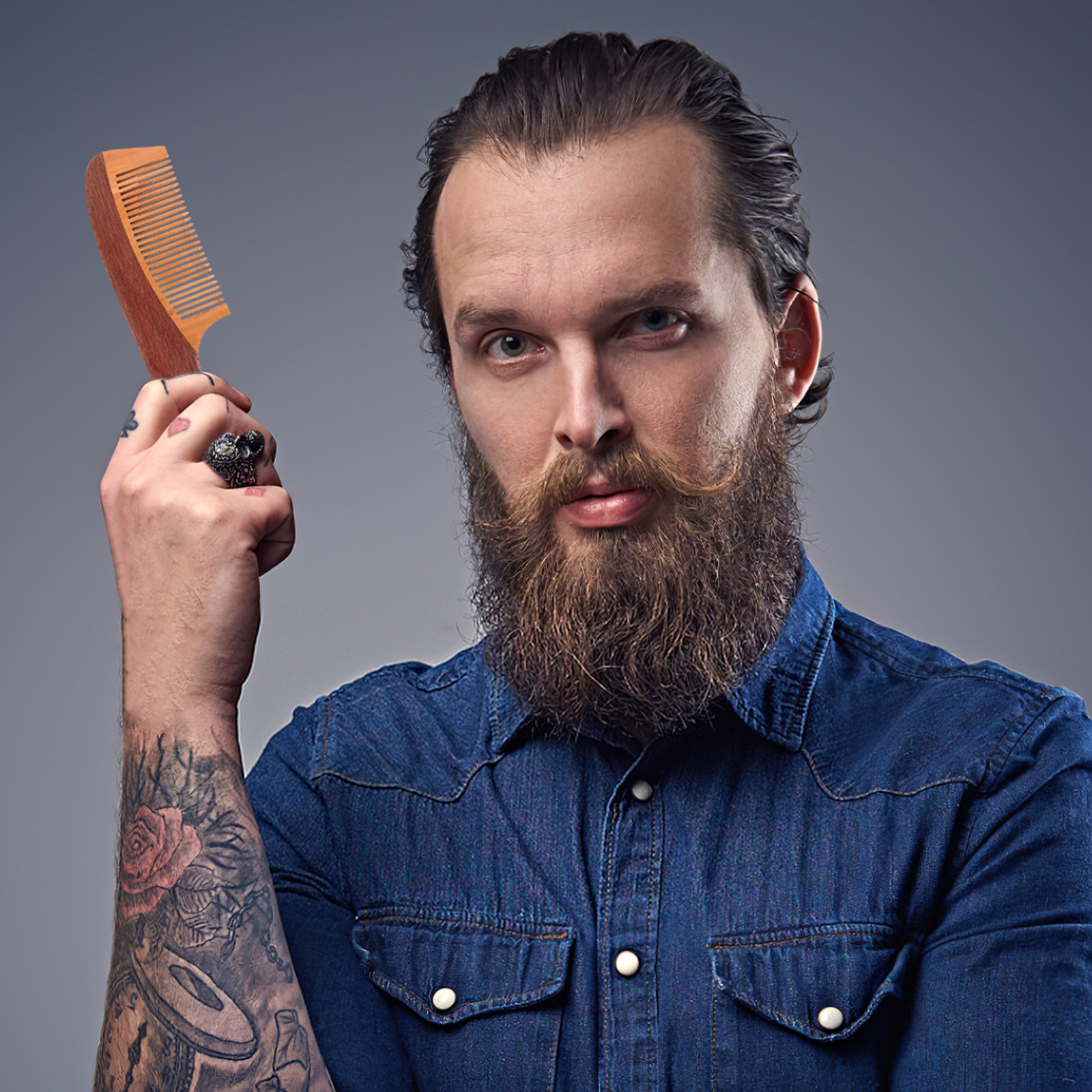 Portable Beard Comb for Men Na - Men'S Beard Grooming のレビューと価格