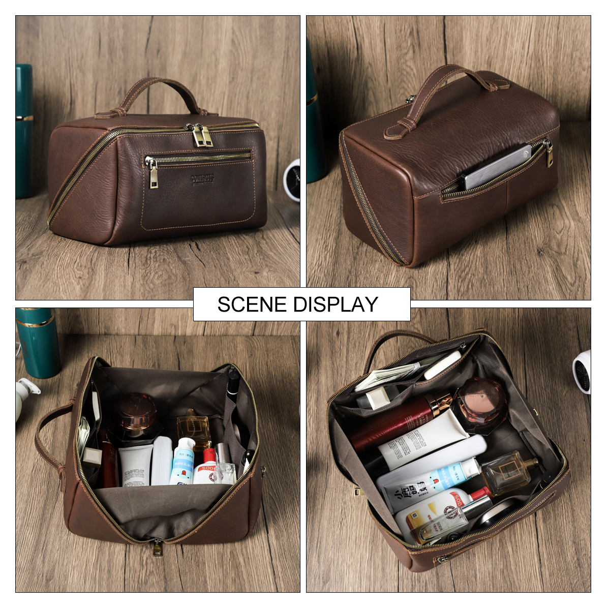 Personalized Cosmetic Bags Men - Men'S Grooming Makeup のレビューと価格