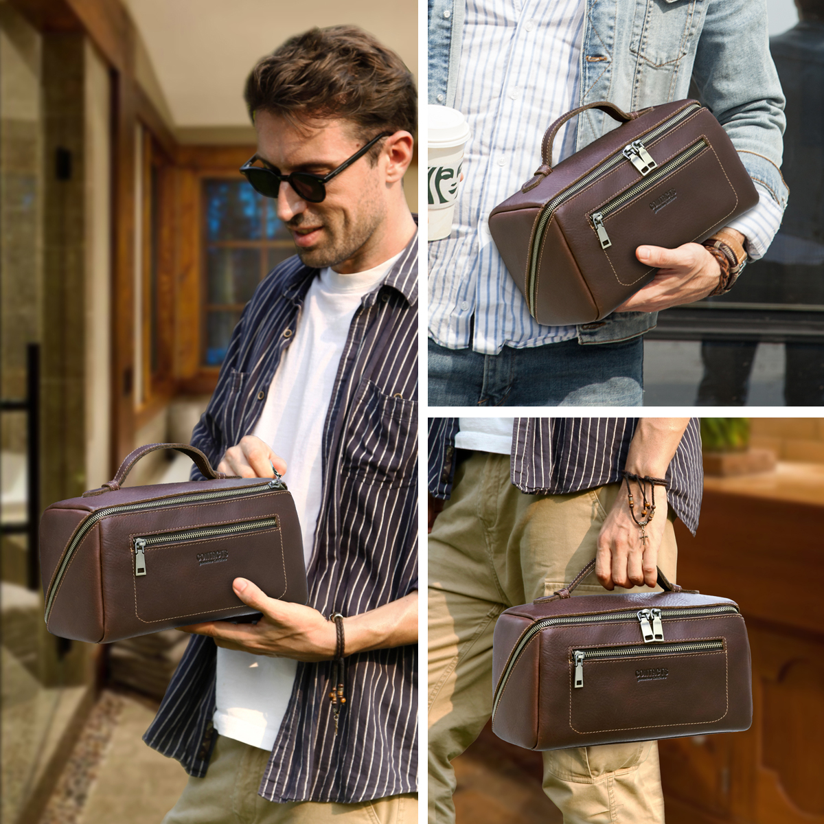 Personalized Cosmetic Bags Men - Men'S Grooming Makeup のレビューと価格