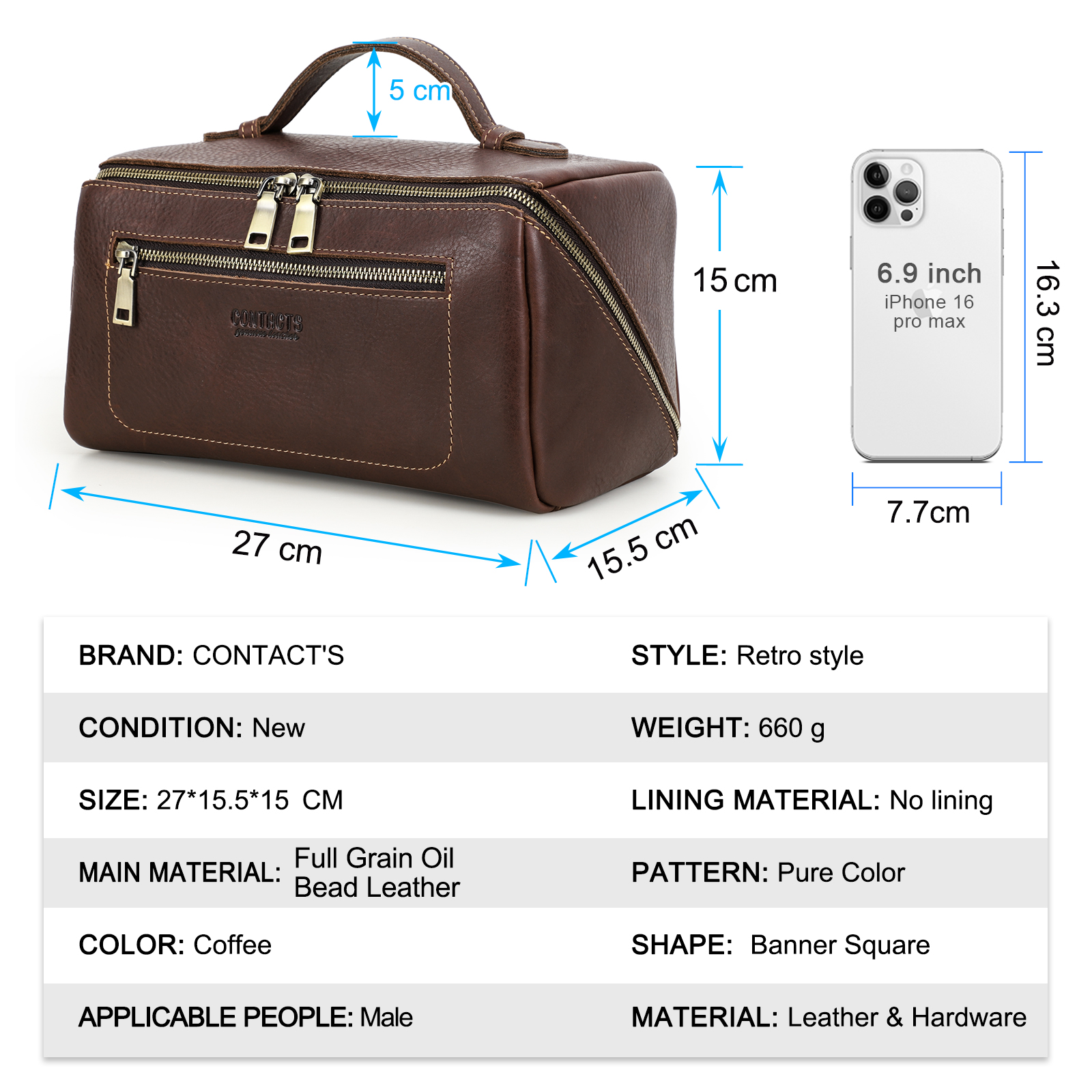 Personalized Cosmetic Bags Men - Men'S Grooming Makeup のレビューと価格