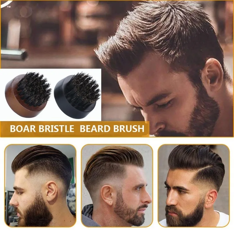 Beard Brush Man Boar Bristles  - Men'S Beard Grooming のレビューと価格