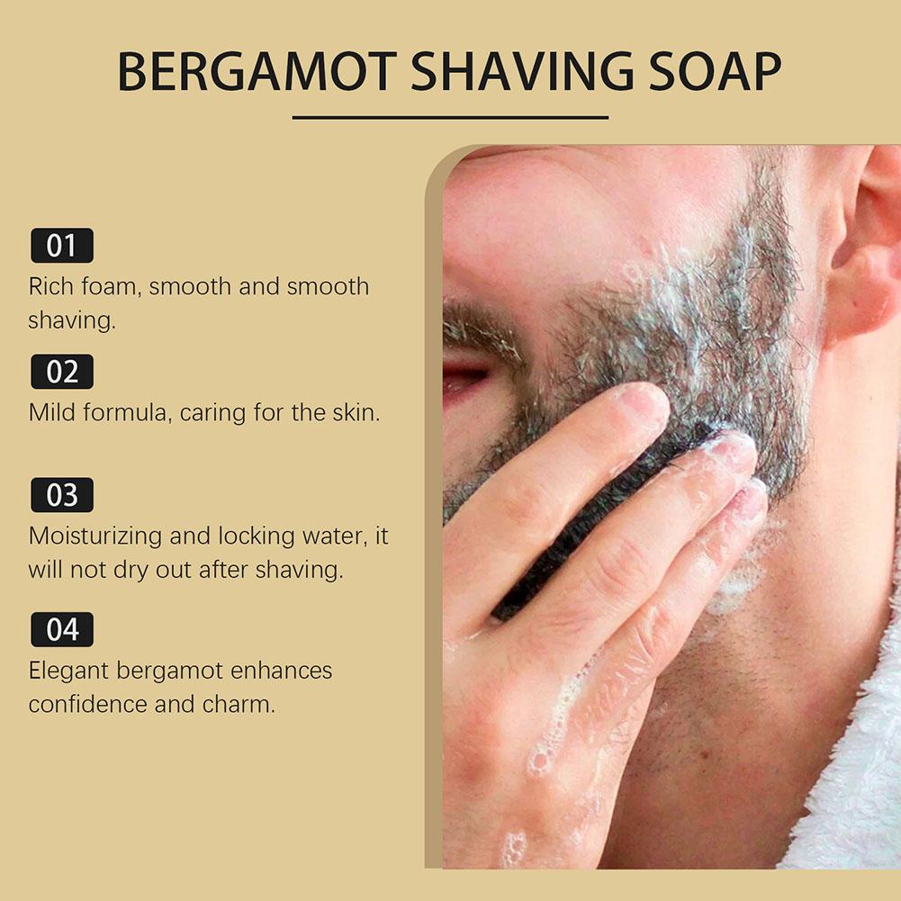 Bergamot Shaving Soap for Men  - Men'S Beard Grooming のレビューと価格