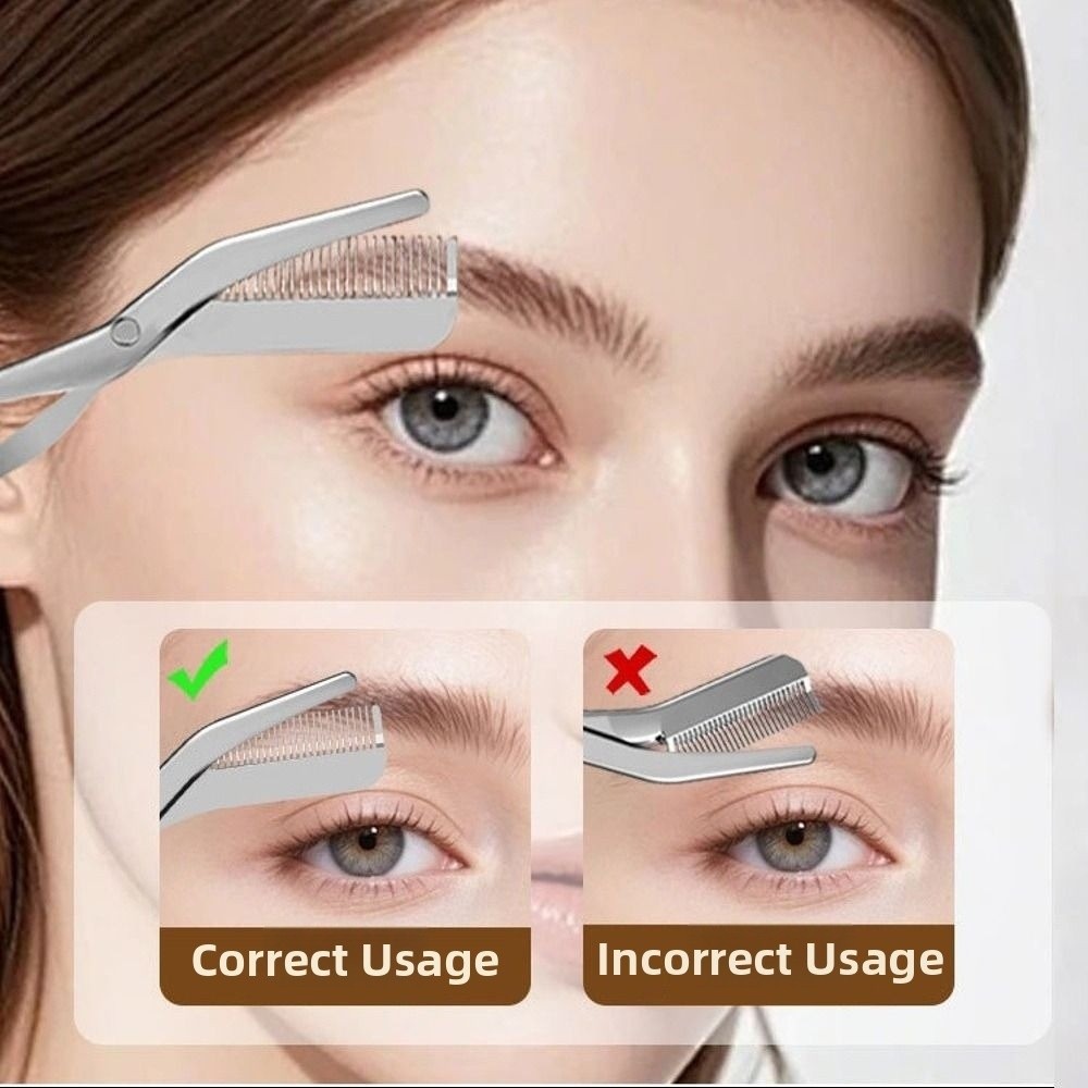 Stainless Steel Eyebrow Scisso - Men'S Grooming Makeup のレビューと価格