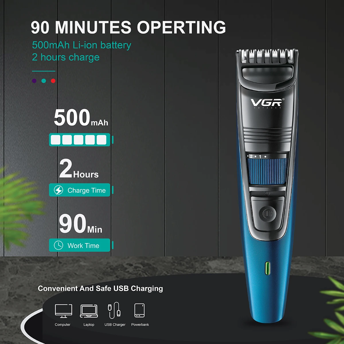 VGR 0.5-10mm Adjustable Beard  - Beard Trimmer Cordless のレビューと価格