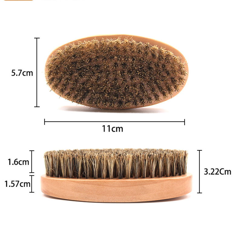 Natural Boar Bristle Beard Bru - Men'S Beard Grooming のレビューと価格