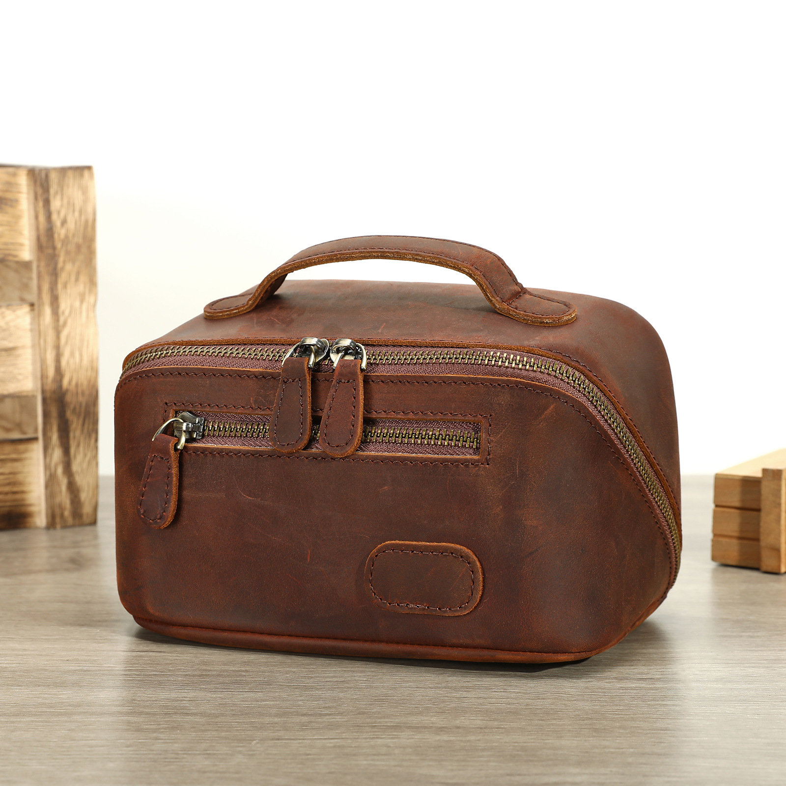 Vintage Crazy Horse Leather To - Men'S Grooming Makeup のレビューと価格