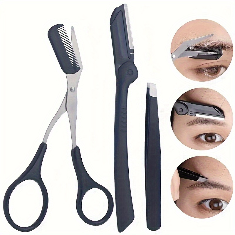 3pcs Set Eyebrow Kit For Women - Men'S Grooming Essentials のレビューと価格